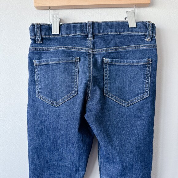 OshKosh B'Gosh jeans size 7 dark wash skinny boot cut for girls - Picture 10 of 12